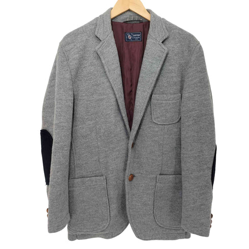 ザダファーオブセントジョージ The DUFFER of ST.GEORGE エルボーパッチ 胡桃ボタン ウールテーラードジャケット メンズ